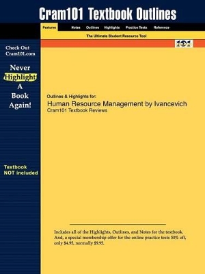 Book cover for Studyguide for Human Resource Management by Ivancevich, ISBN 9780073137117