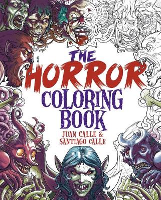 Book cover for The Horror Coloring Book