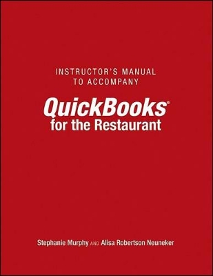 Book cover for Instructor's Manual to Accompany QuickBooks for the Restaurant