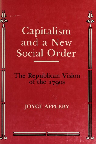 Cover of Capitalism and a New Social Order