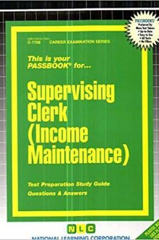 Cover of Supervising Clerk (Income Maintenance)