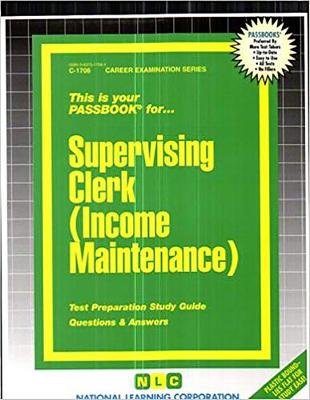 Book cover for Supervising Clerk (Income Maintenance)