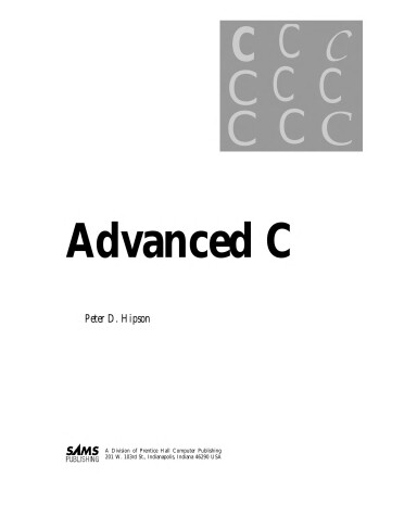 Book cover for Advanced C.