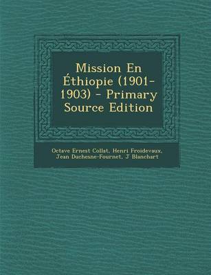 Book cover for Mission En Ethiopie (1901-1903)