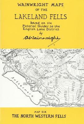 Book cover for Wainwright Maps of the Lakeland Fells