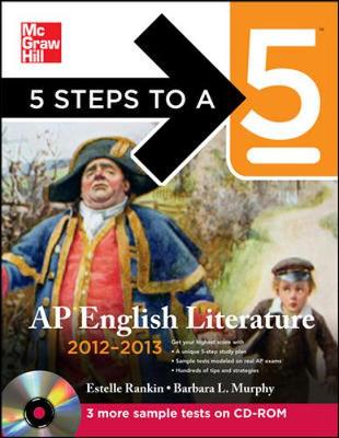 Book cover for 5 Steps to a 5 AP English Literature with CD-ROM, 2012-2013 Edition