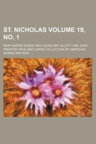 Cover of St. Nicholas Volume 19, No. 1