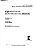 Book cover for Optomechanics and Dimensional Stability