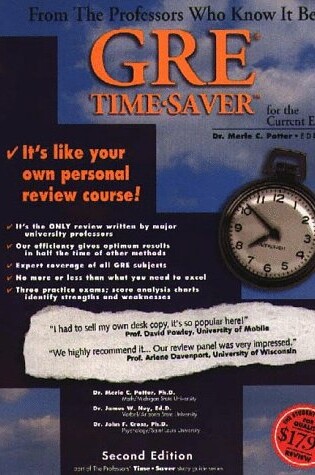 Cover of GRE Time Saver General Test