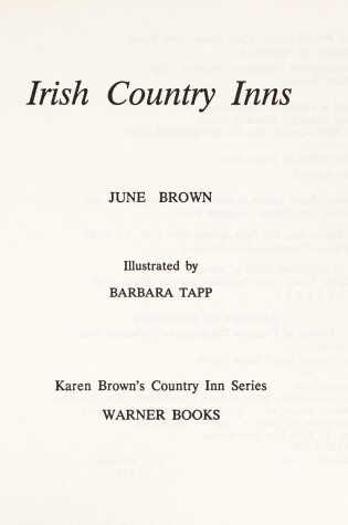 Cover of Irish Country Inns