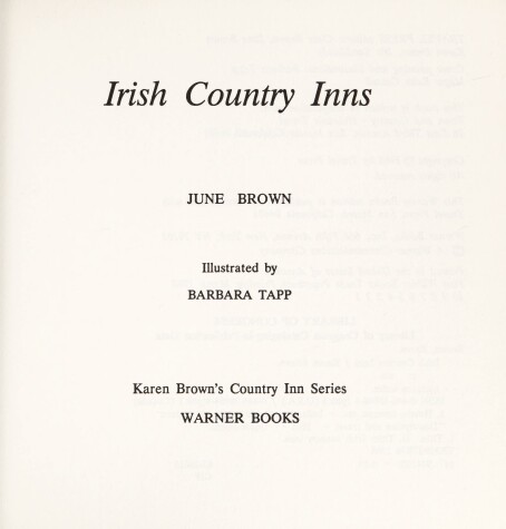 Book cover for Irish Country Inns
