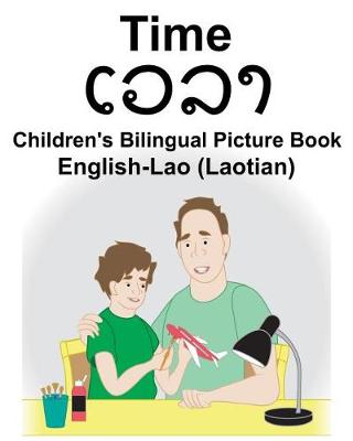 Book cover for English-Lao (Laotian) Time Children's Bilingual Picture Book