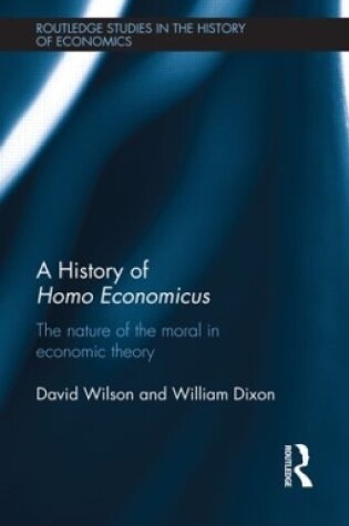 Cover of A History of Homo Economicus