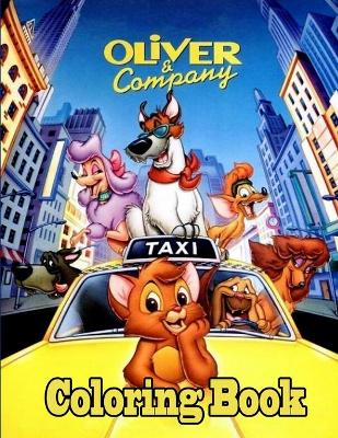 Book cover for Oliver & Company Coloring Book