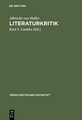 Book cover for Literaturkritik