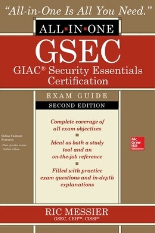 Cover of GSEC GIAC Security Essentials Certification All-in-One Exam Guide, Second Edition