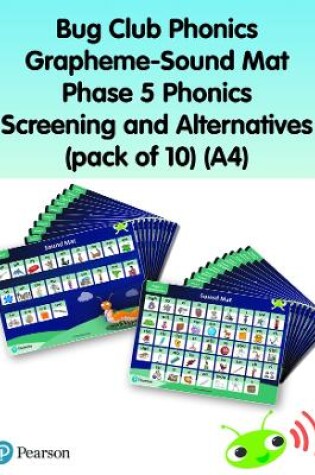 Cover of Bug Club Phonics Grapheme-Sound Mats Phase 5 Phonics Screening and Alternatives (pack of 10) (A4)