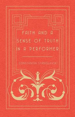 Book cover for Faith and a Sense of Truth in a Performer