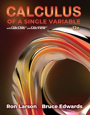 Book cover for Student Solutions Manual for Larson/Edwards' Calculus of a Single  Variable, 12th