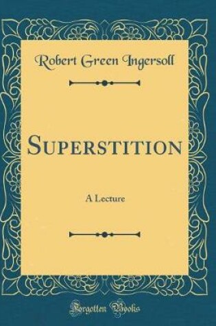 Cover of Superstition