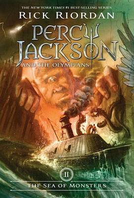Book cover for Percy Jackson and the Olympians, Book Two: Sea of Monsters, The-Percy Jackson and the Olympians, Book Two