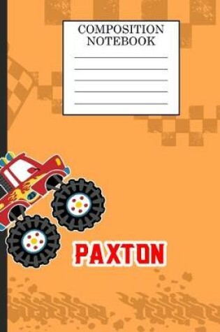 Cover of Compostion Notebook Paxton