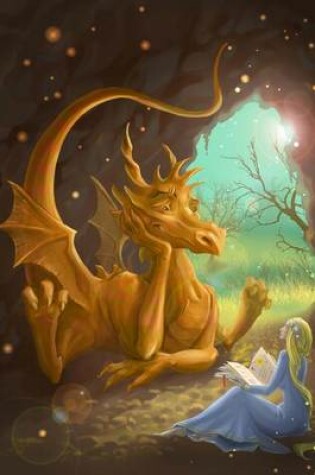 Cover of A Dragon Listening to a Princess Reading a Book Journal