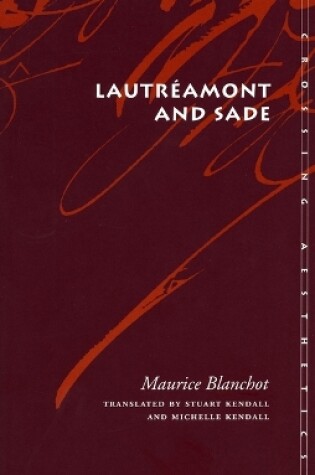Cover of Lautreamont and Sade