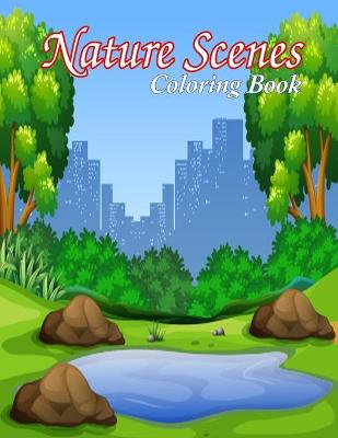 Book cover for Nature Scenes Coloring Book