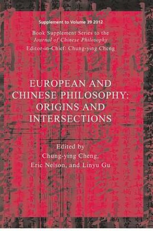 Cover of European and Chinese Traditions of Philosophy