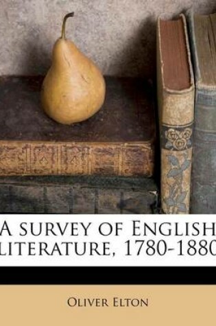 Cover of A Survey of English Literature, 1780-1880