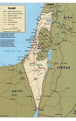 Book cover for Modern Day Map of Israel Journal