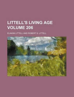 Book cover for Littell's Living Age Volume 206