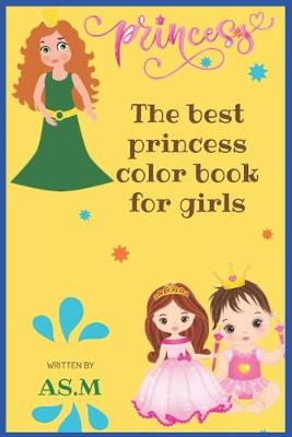 Book cover for The Best Princess Coloring Book for Girls