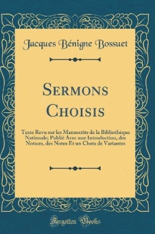 Cover of Sermons Choisis