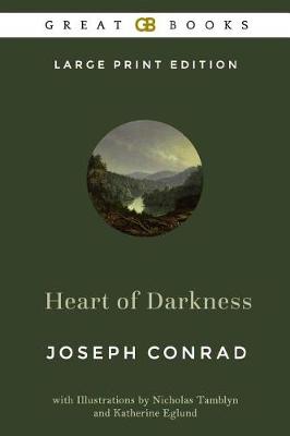 Book cover for Heart of Darkness by Joseph Conrad (Illustrated)
