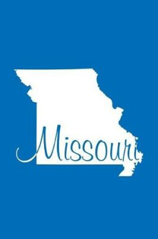 Cover of Missouri - Cobalt Blue Lined Notebook with Margins