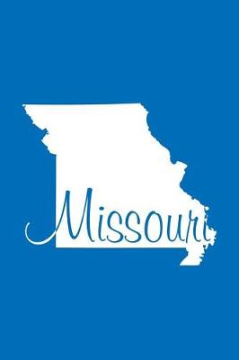 Cover of Missouri - Cobalt Blue Lined Notebook with Margins