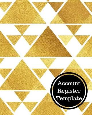 Book cover for Account Register Template