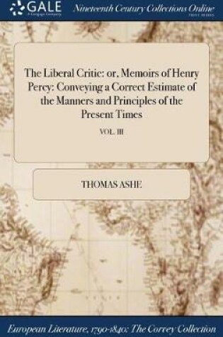 Cover of The Liberal Critic