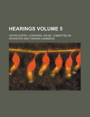 Book cover for Hearings Volume 5