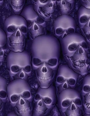 Book cover for 2017, 2018, 2019 Weekly Planner Calendar - 70 Week - Purple Skull Art