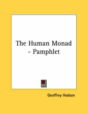 Book cover for The Human Monad - Pamphlet