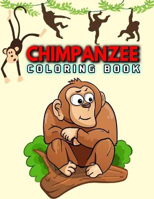 Book cover for Chimpanzee Coloring Book