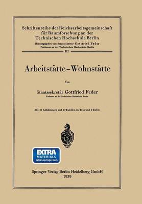 Book cover for Arbeitstätte — Wohnstätte