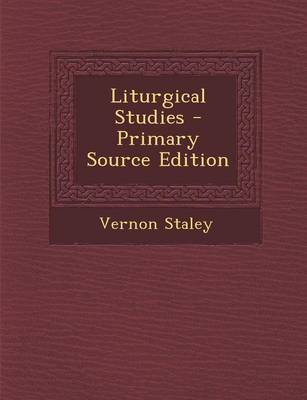 Book cover for Liturgical Studies - Primary Source Edition