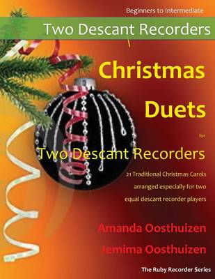 Book cover for Christmas Duets for Two Descant Recorders