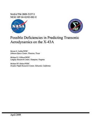 Book cover for Possible Deficiencies in Predicting Transonic Aerodynamics on the X-43a