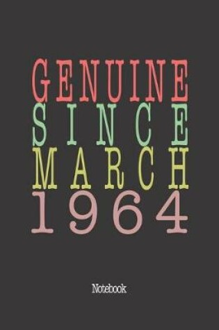 Cover of Genuine Since March 1964