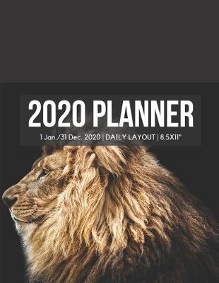 Book cover for 2020 Lion Daily Planner